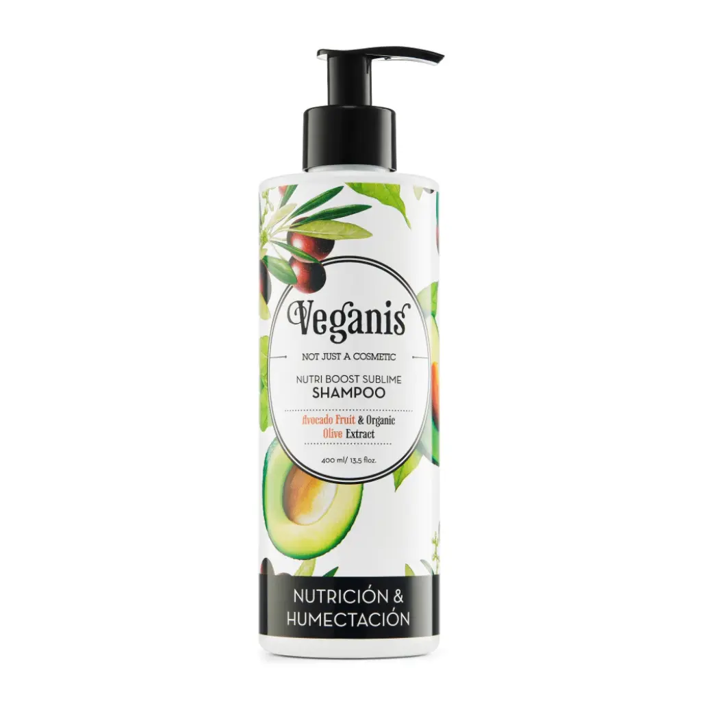 Shampoo Nutri Boost Sublime Palta, Aguacate & Oliva Orgánico Veganis OFERTA