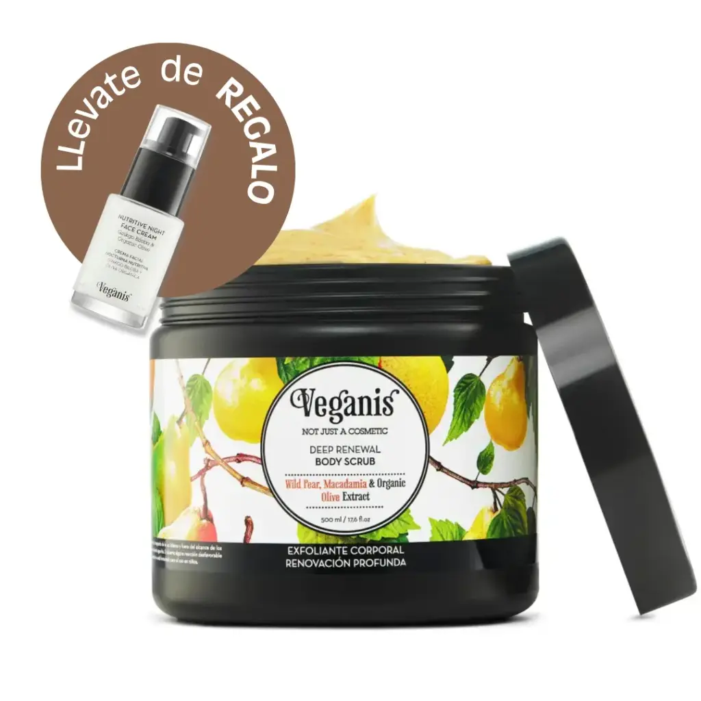 Exfoliante Pera y Macadamia + Crema noche - REGALO