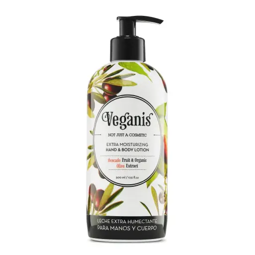 [25CPVE00000012] Leche Extra Humectante Para Piernas y Manos de Aguacate Veganis 
