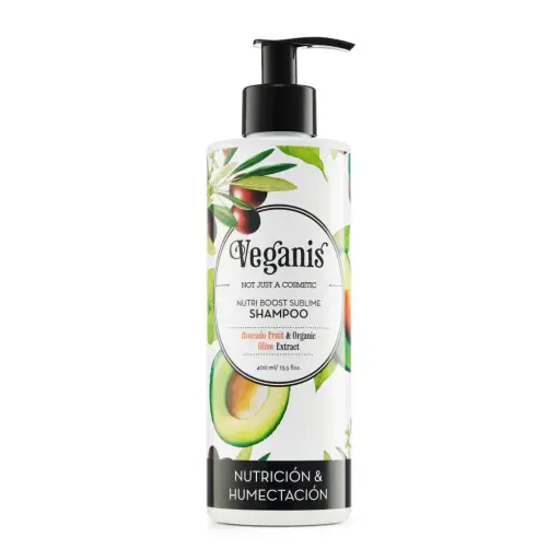 Shampoo Nutri Boost Sublime Palta, Aguacate & Oliva Orgánico Veganis OFERTA